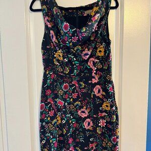 Black and floral dress